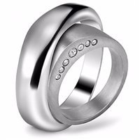 Anello Breil Donna Duplicity in Acciaio TJ0954-14 - TJ0954-13